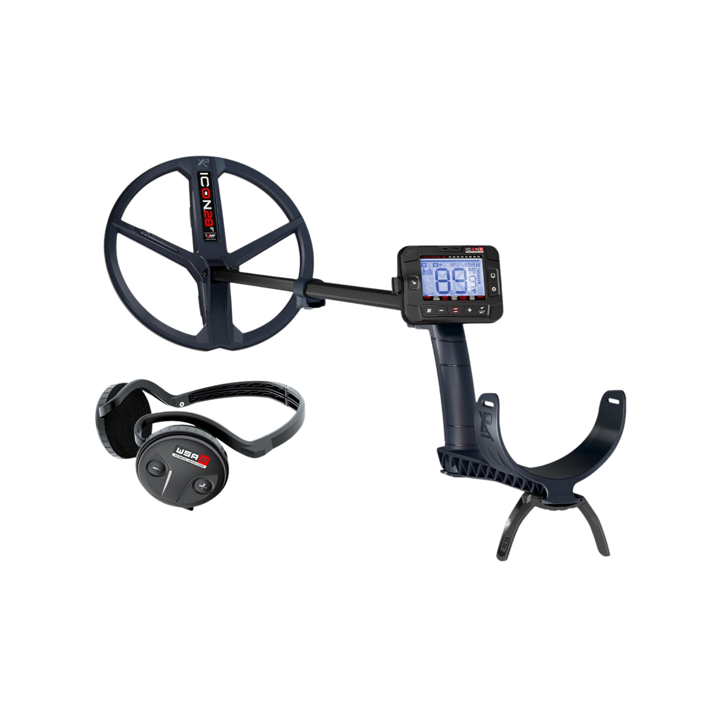 XP ICON X Metal Dedektörü (WSA-ST Kablosuz Kulaklık ve  28 cm FMF)
